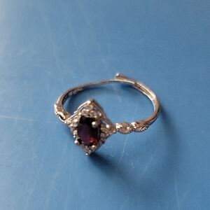 Garnet Ring- Size 6 1/2